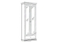 Шкаф 2-х дверный зеркальный Лилия-модуль купить