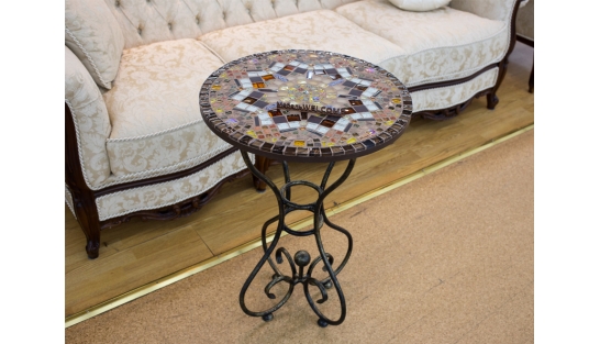 Стол с мозаичной столешницей Эрика_43 D40 купить