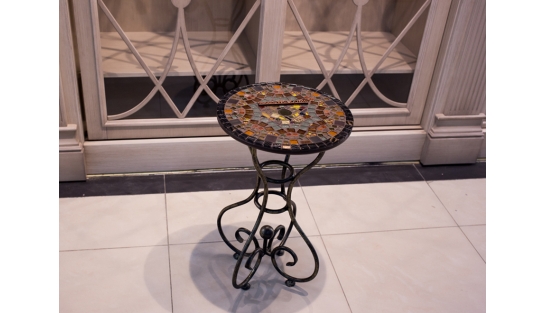Стол с мозаичной столешницей Эрика_44 D40 купить