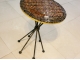 Стол отделанный мозаикой Пикассо_25 D50см Эпоксидка купить