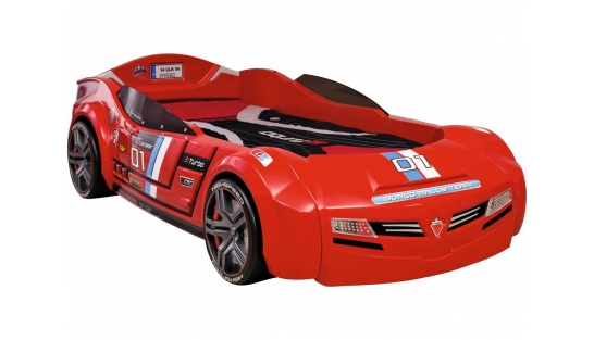 Champion racer Кровать-машина BiTurbo, красная, сп. м. 90х195 купить