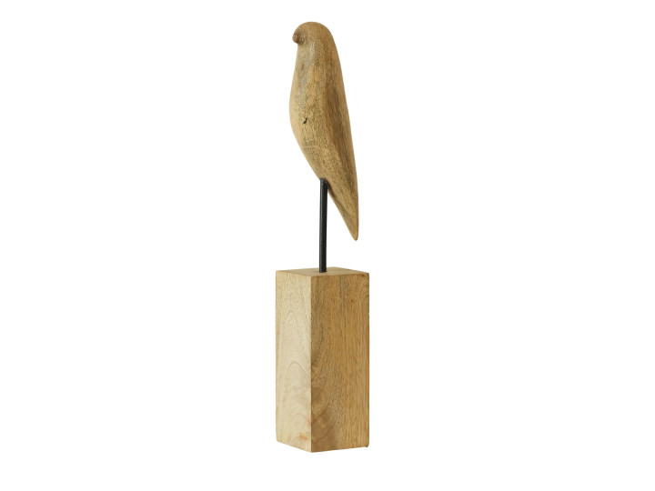 Деревянная статуэтка птицы ВАСАНТ АТХ — птица под углом