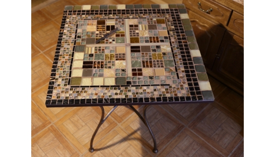 Стол с мозаичной столешницей Квадро_3 70*70см купить