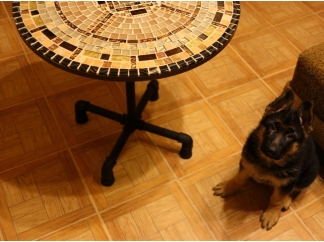 Стол с мозаичной столешницей Пикассо_5 D70см купить
