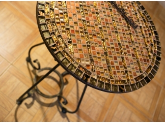 Столик с мозаикой  Пикассо_8 d50