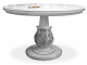 Стол овальный обеденный большой Ватикан диаметр 120/150 см купить