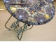 Стол с мозаикой Золотая лихорадка_27 D60см купить